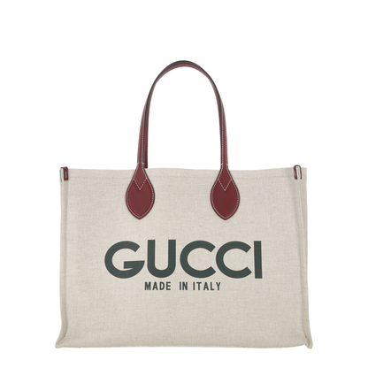 Large Canvas Tote Bag - Beige - Image 5