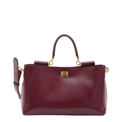 Vittoria Medium Calfskin Handbag - Red - Image 1