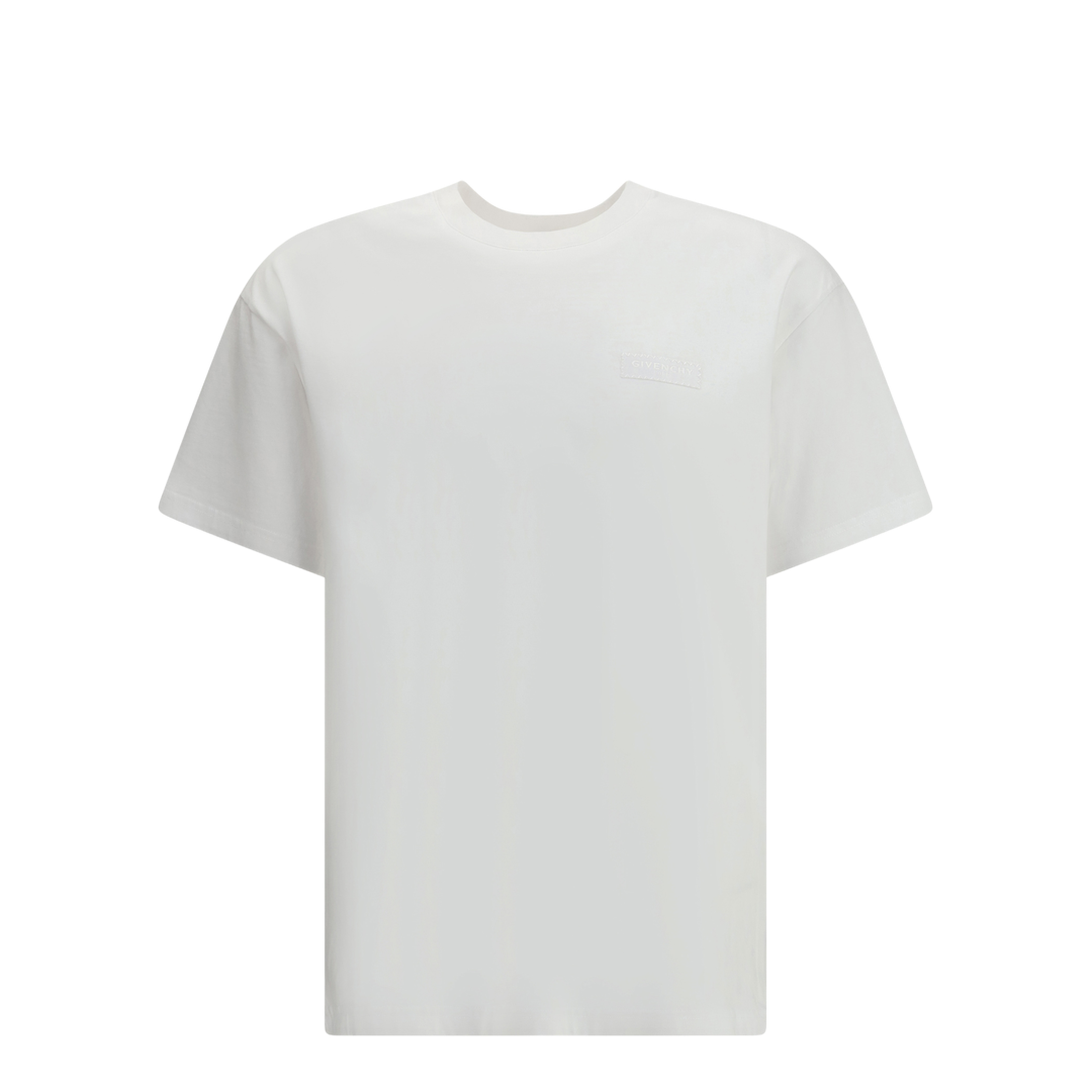 Cotton T-Shirt with Logo Patch - Image 1