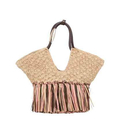 Goldentime Small Fringe Tote - Image 3