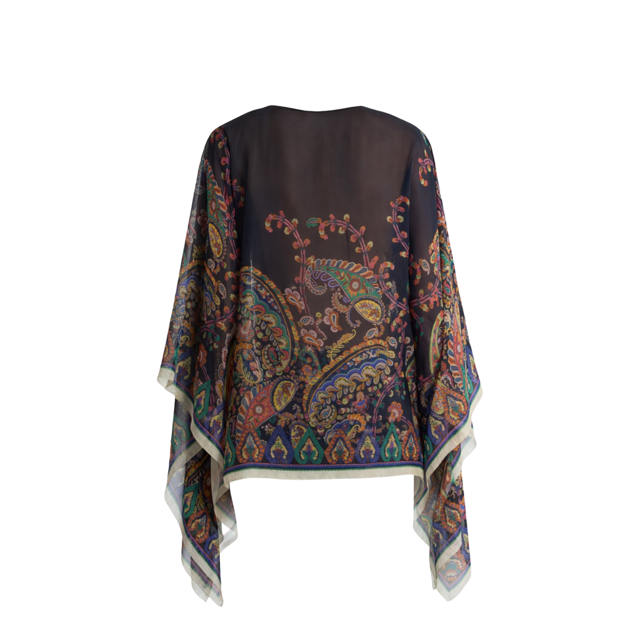 Printed Scarf Cape - Image 3