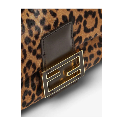 Baguette® Printed Cavallino Calfskin Bag Brown - Image 5