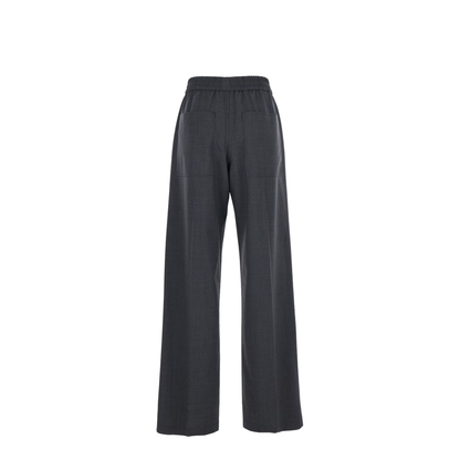 Wool Wide-Leg Trousers - Image 3