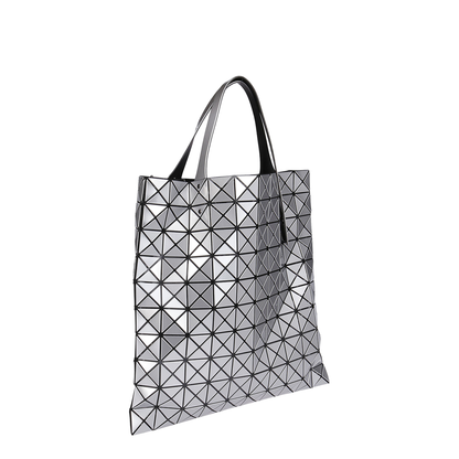 Platinum Polyurethane Tote Bag - Silver - Image 3