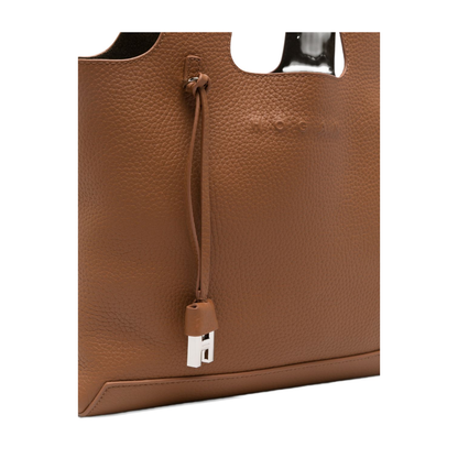 Mini leather tote - Image 5