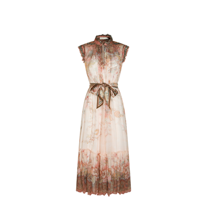 Alchemy Flutter Dress - Pink - Image 1