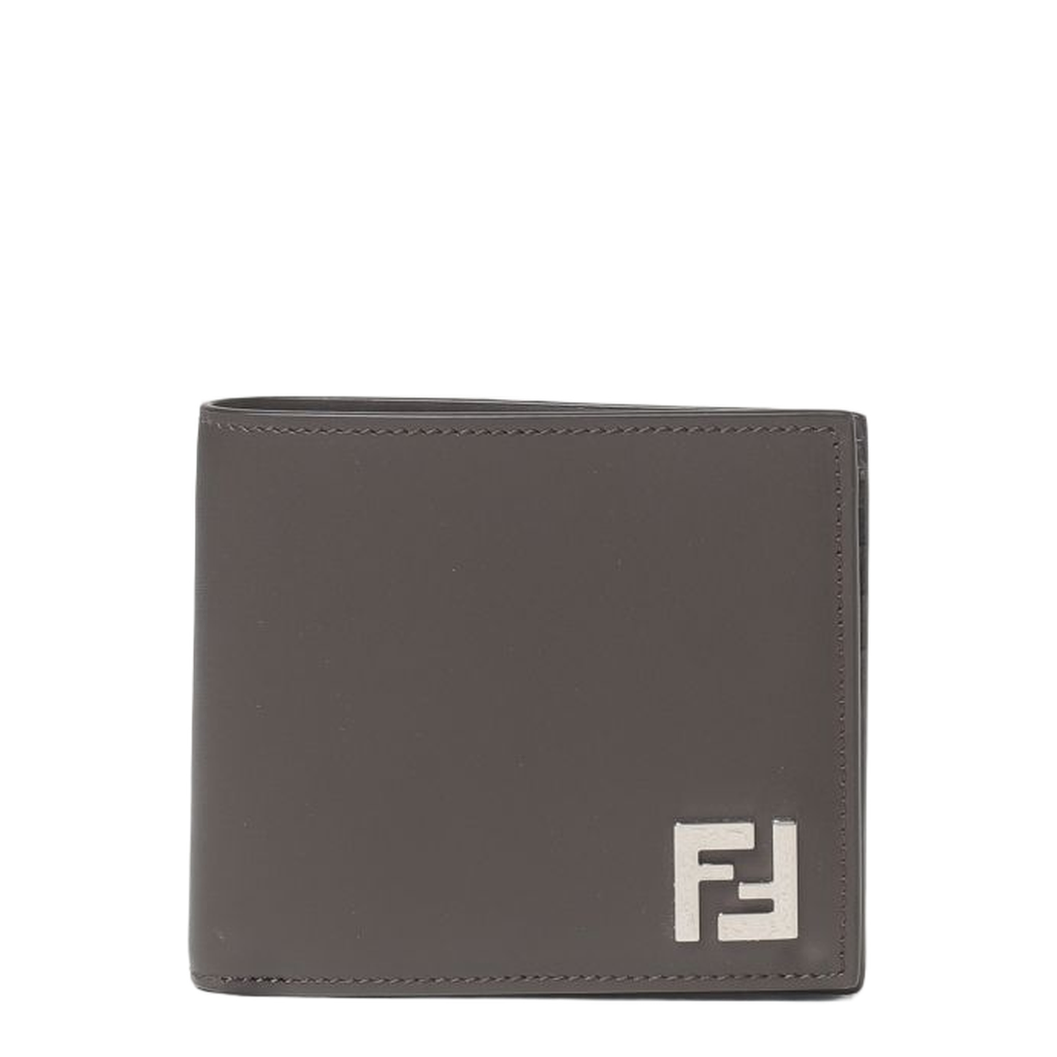 FF Squared Compact Bi-Fold Wallet - Real Ebano - Image 1
