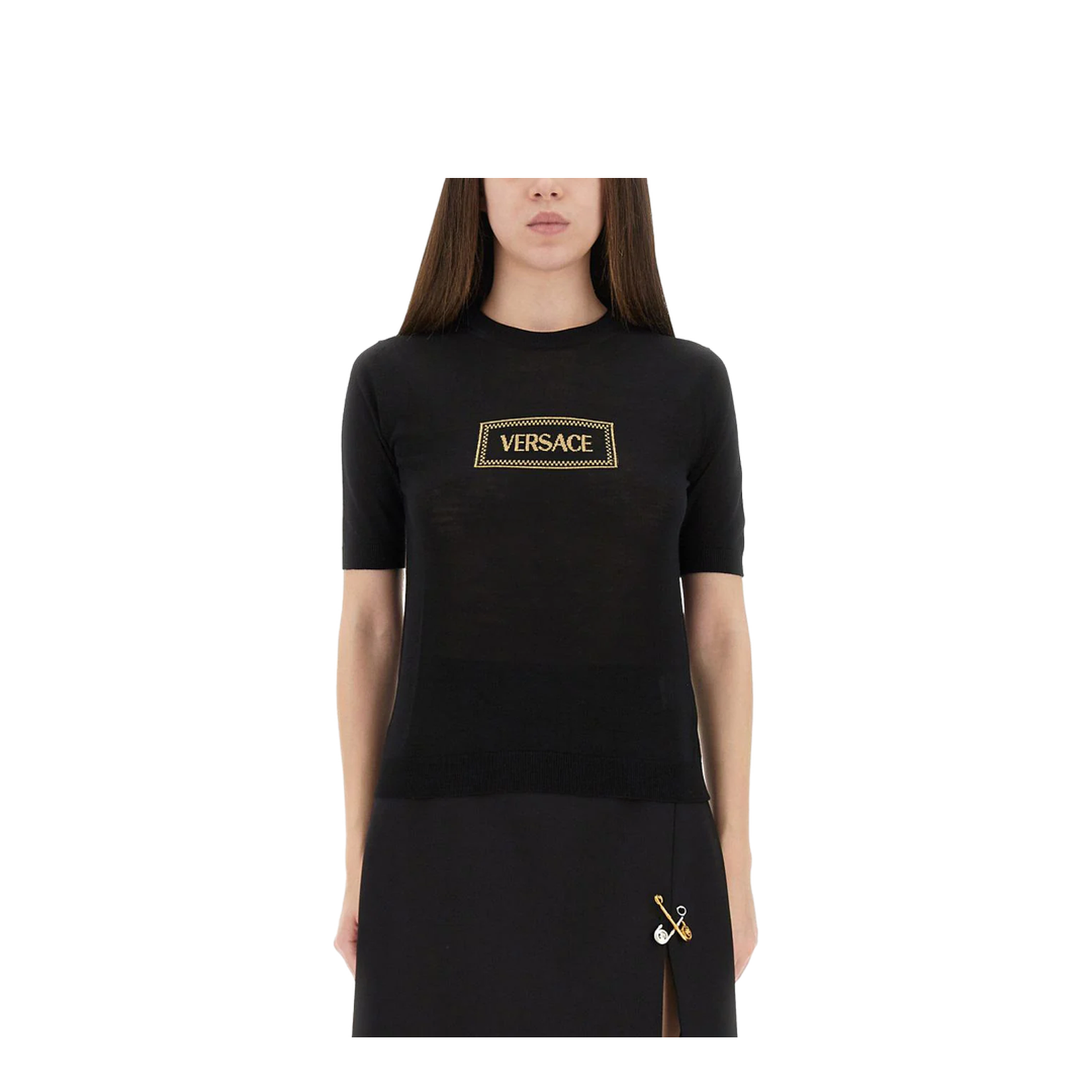 Logo Knit T-Shirt - Image 1