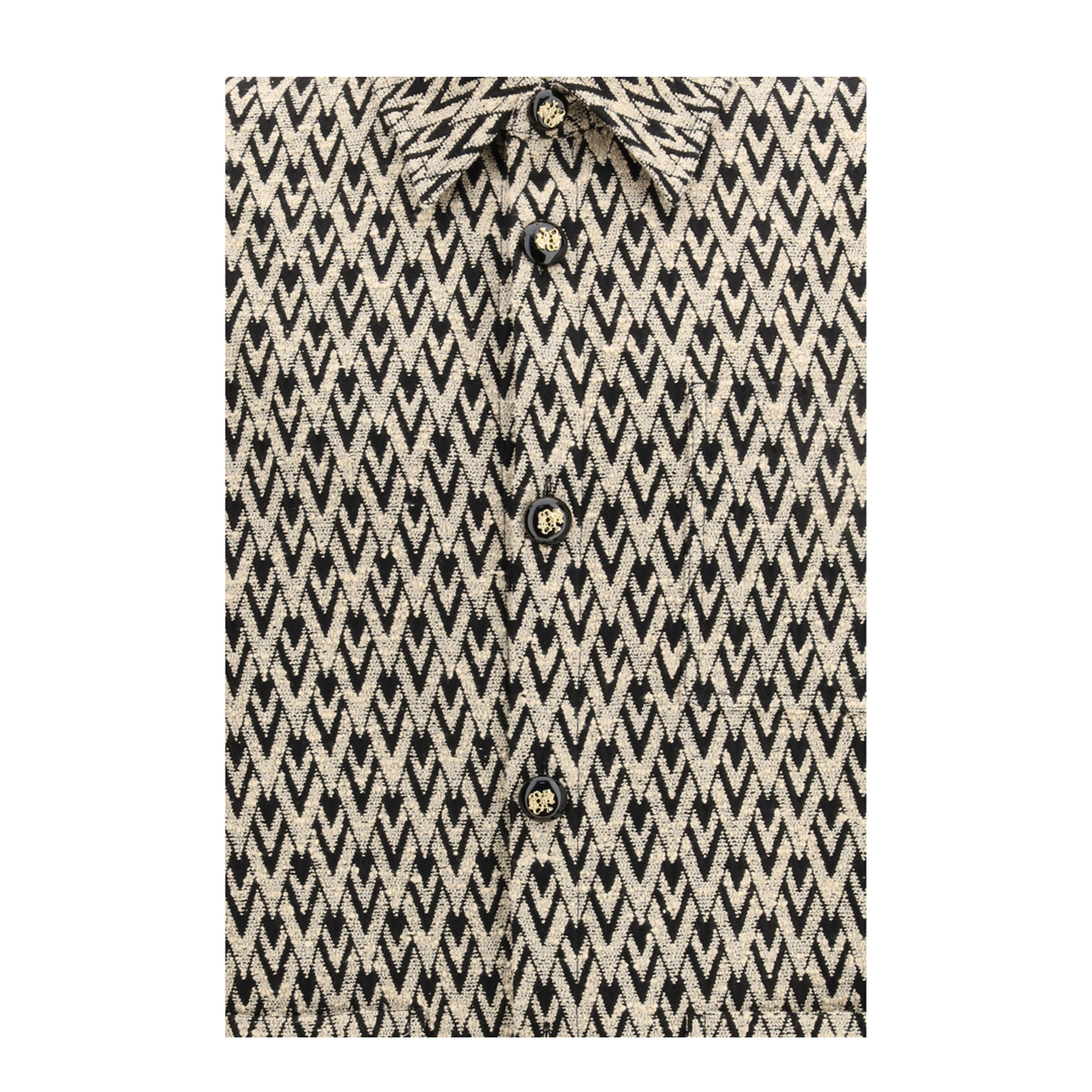 Mixed Cotton Jacquard Toute La V Jacket - Image 3