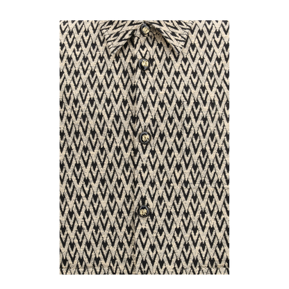 Mixed Cotton Jacquard Toute La V Jacket - Image 3