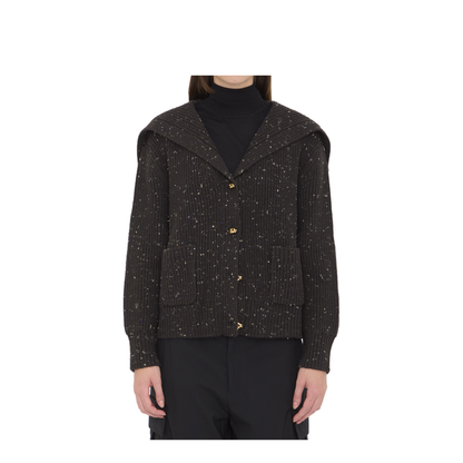 English Rib Wool Cardigan - Image 1