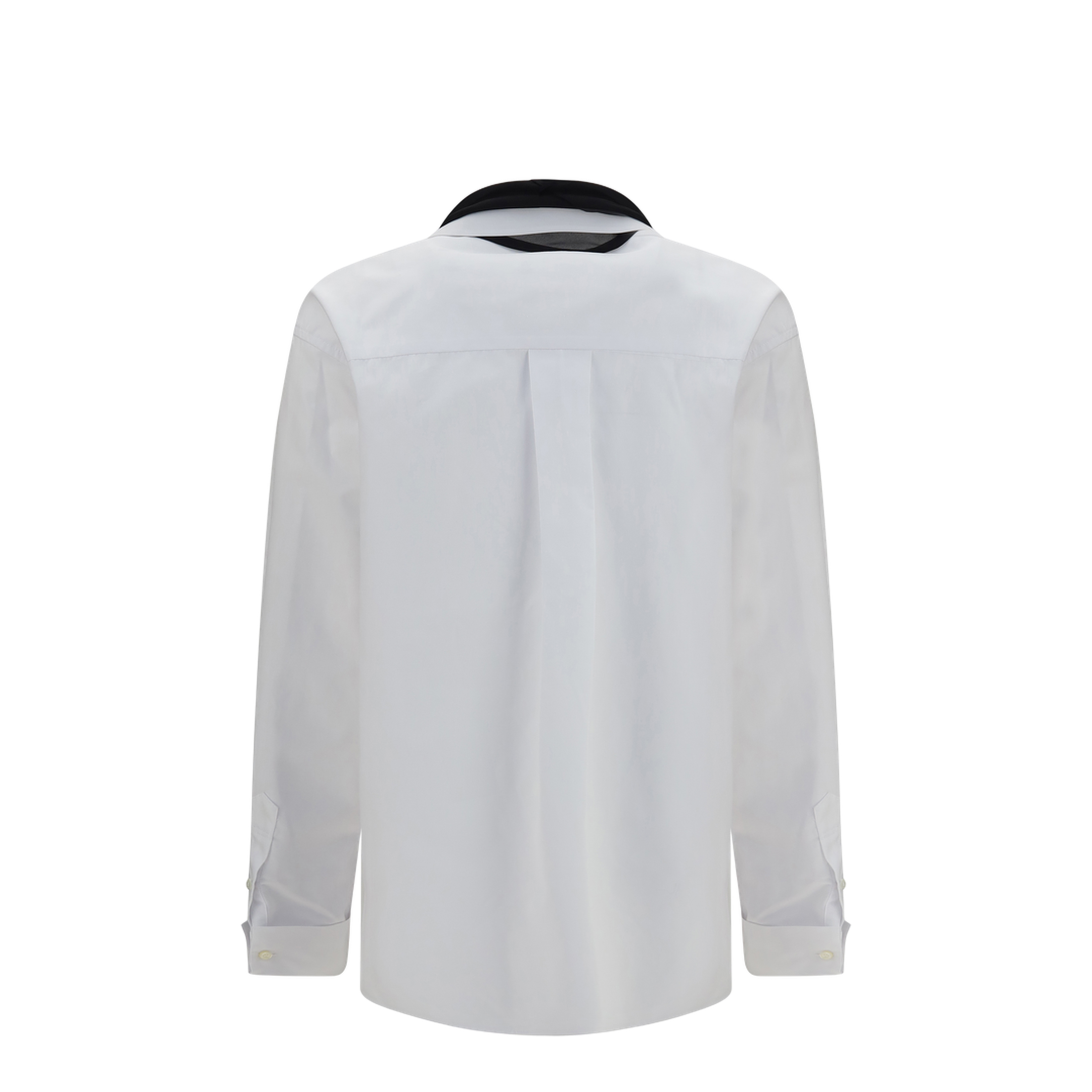 Cotton Poplin Scarf Shirt - Image 2