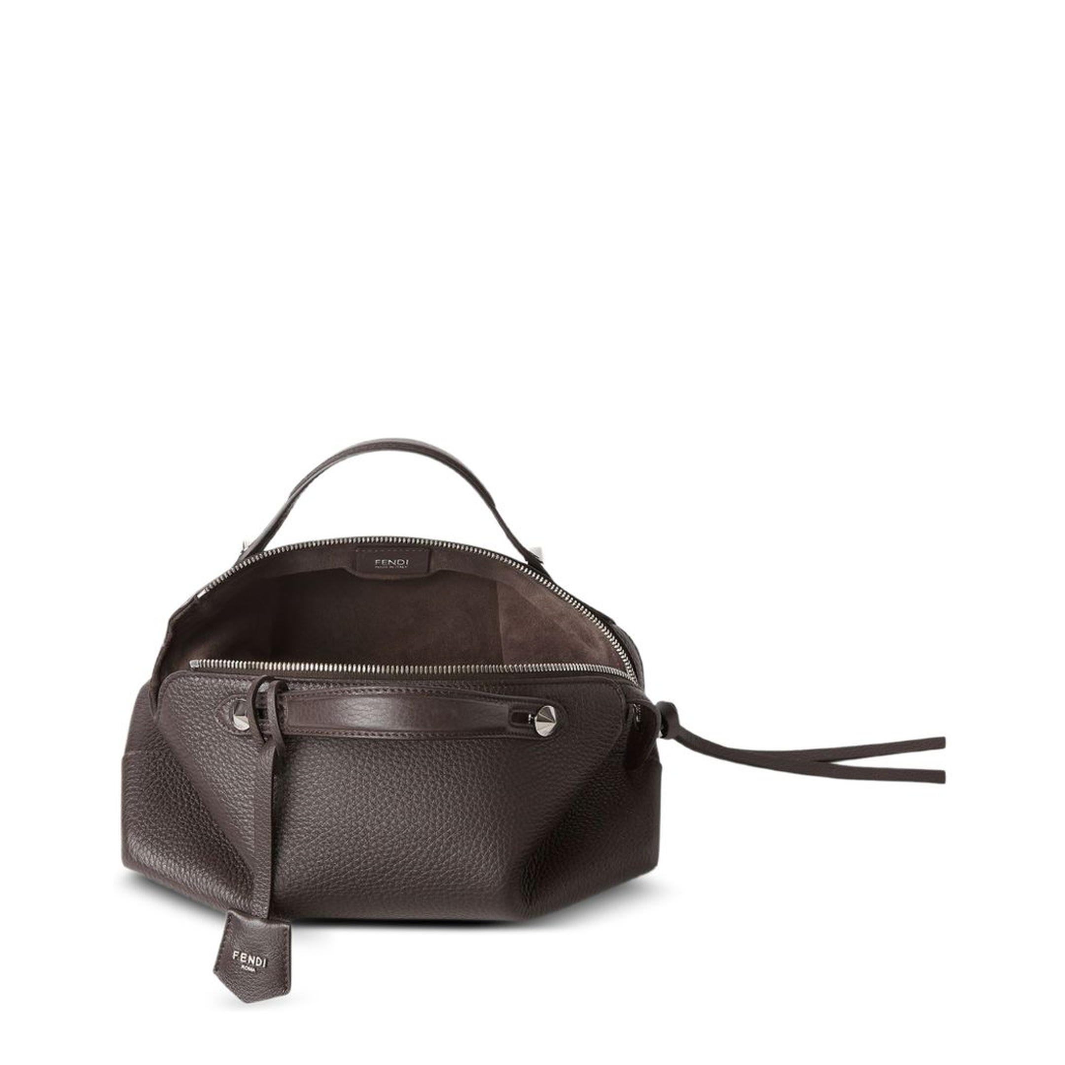 By The Way Soft Medium Calfskin Boston Bag - Brown - Image 6
