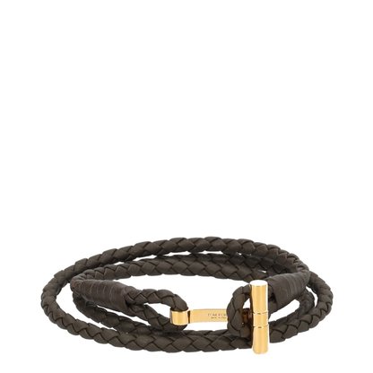 Braided Leather Bracelet - Image 2