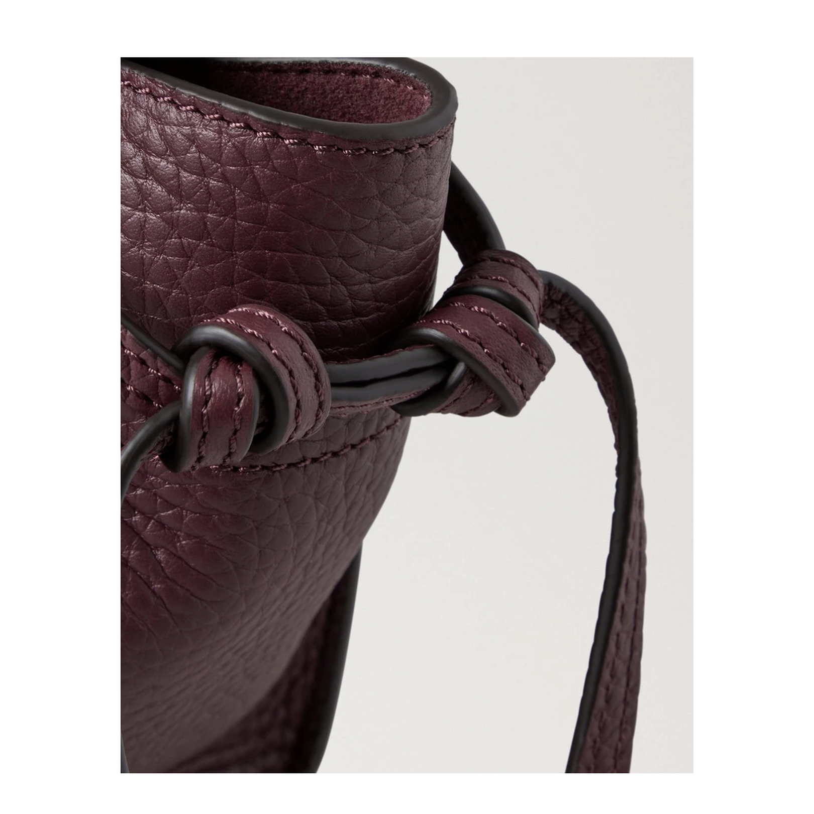 Leather Shoulder Bag With Logo - Image 5