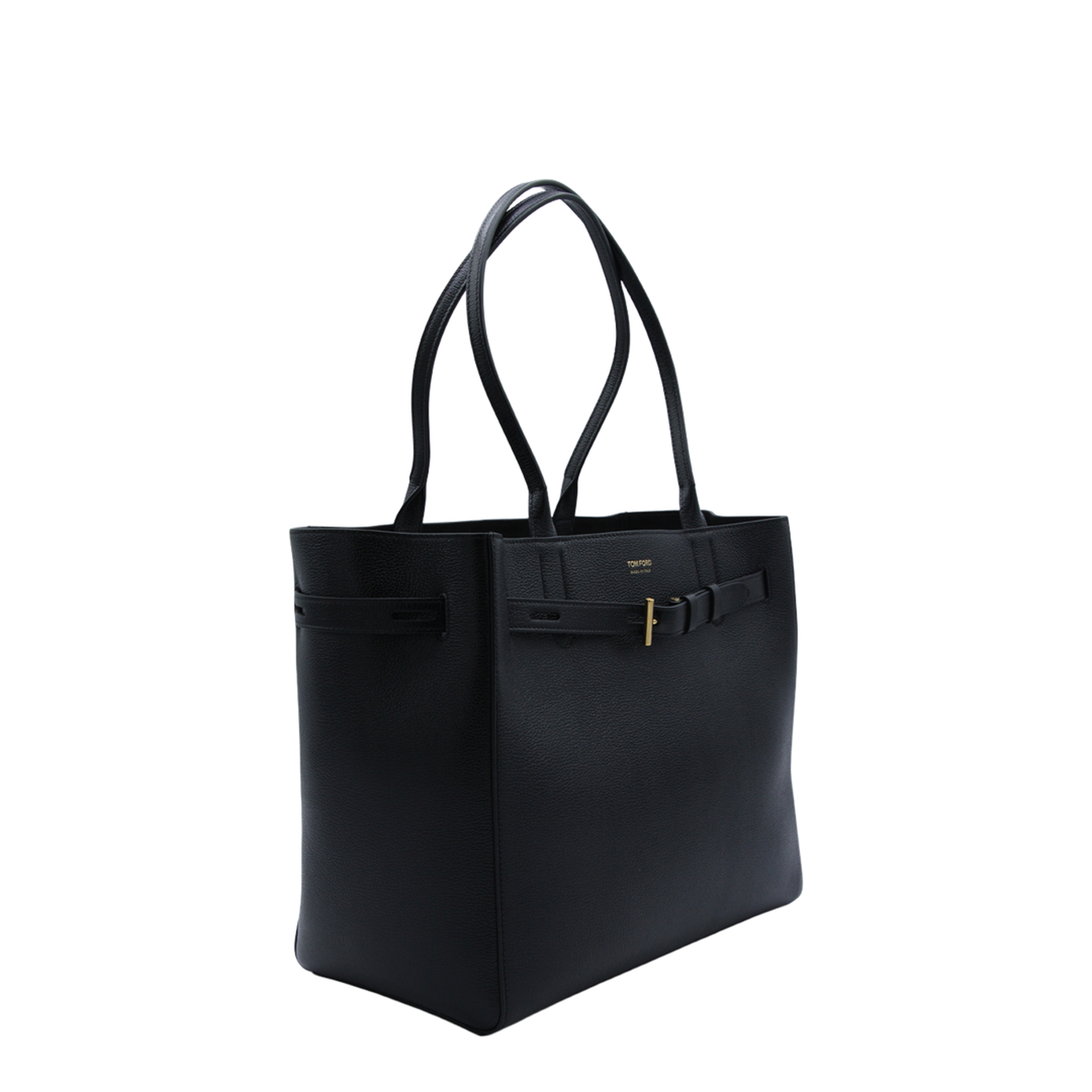 Audrey Medium Calf Leather Tote - Black - Image 4
