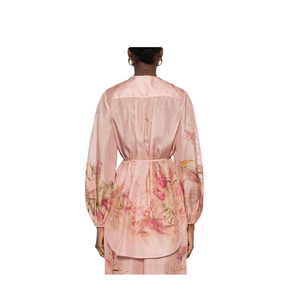 Cascadian Printed Silk Top - Image 4