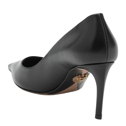 Black Calfskin Devotion Pumps - Image 2