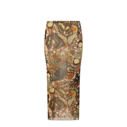 Long Skirt with Bow Tie Print - Image 2