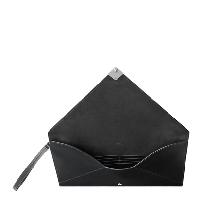 FF Large Leather Pouch - Black - Image 4