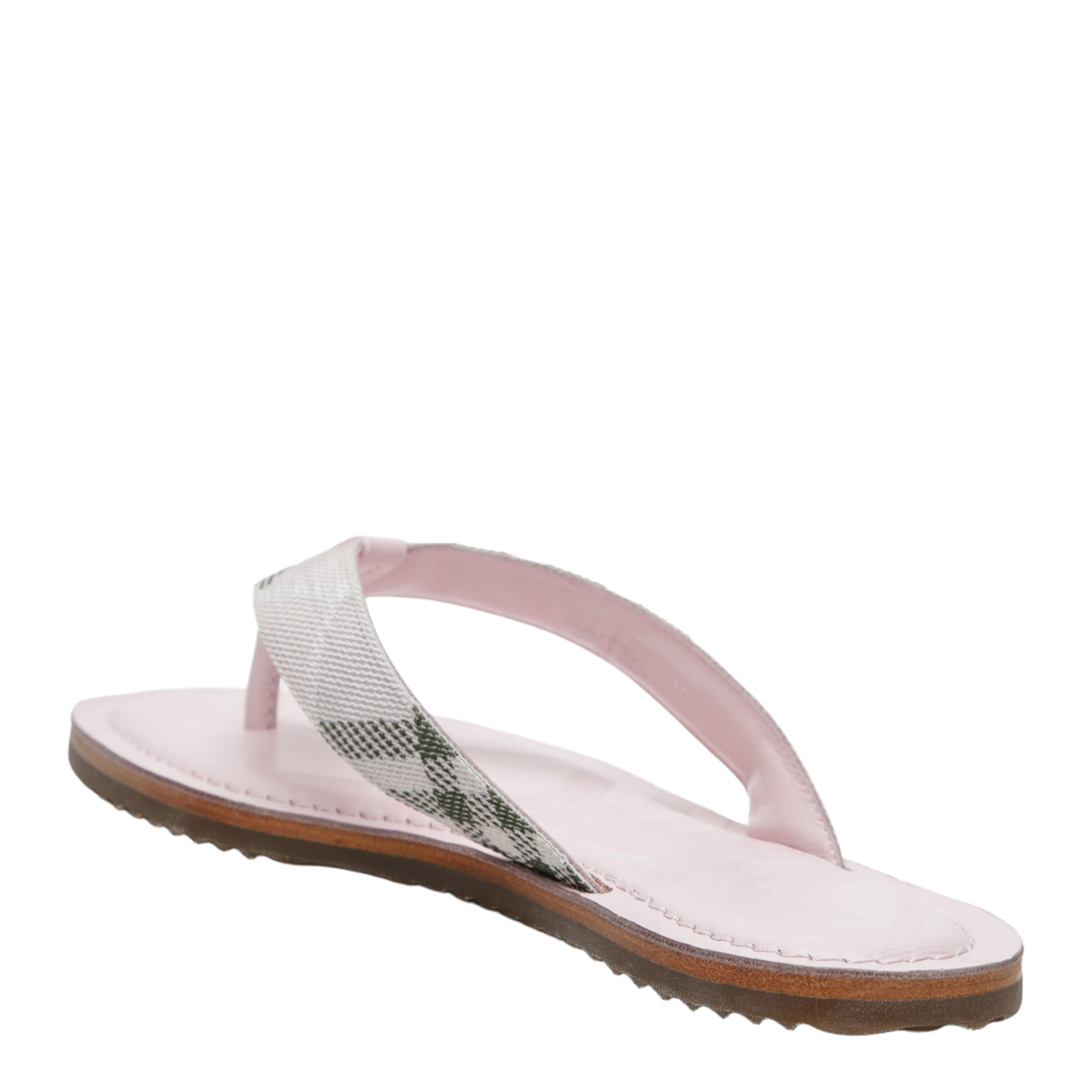 Pink Pavilion Sandals With Check Pattern - Image 2