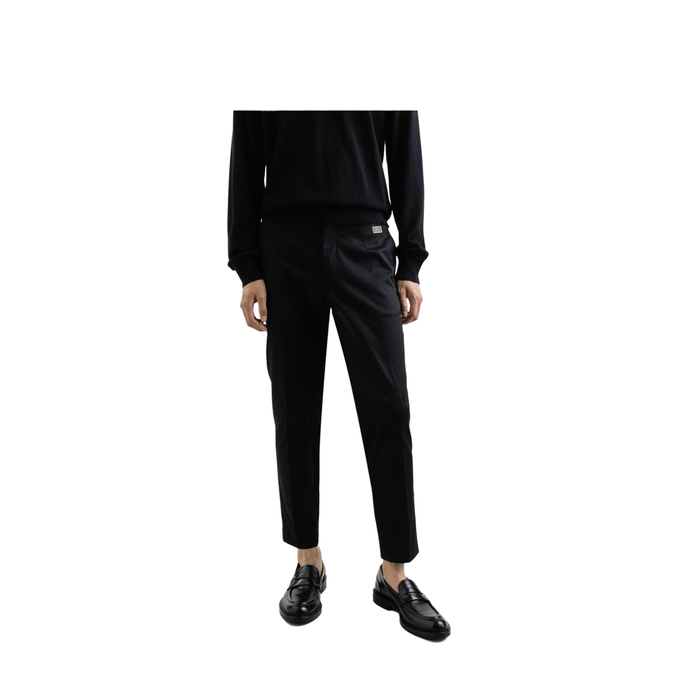 Tailored Cotton Trousers - Image 2