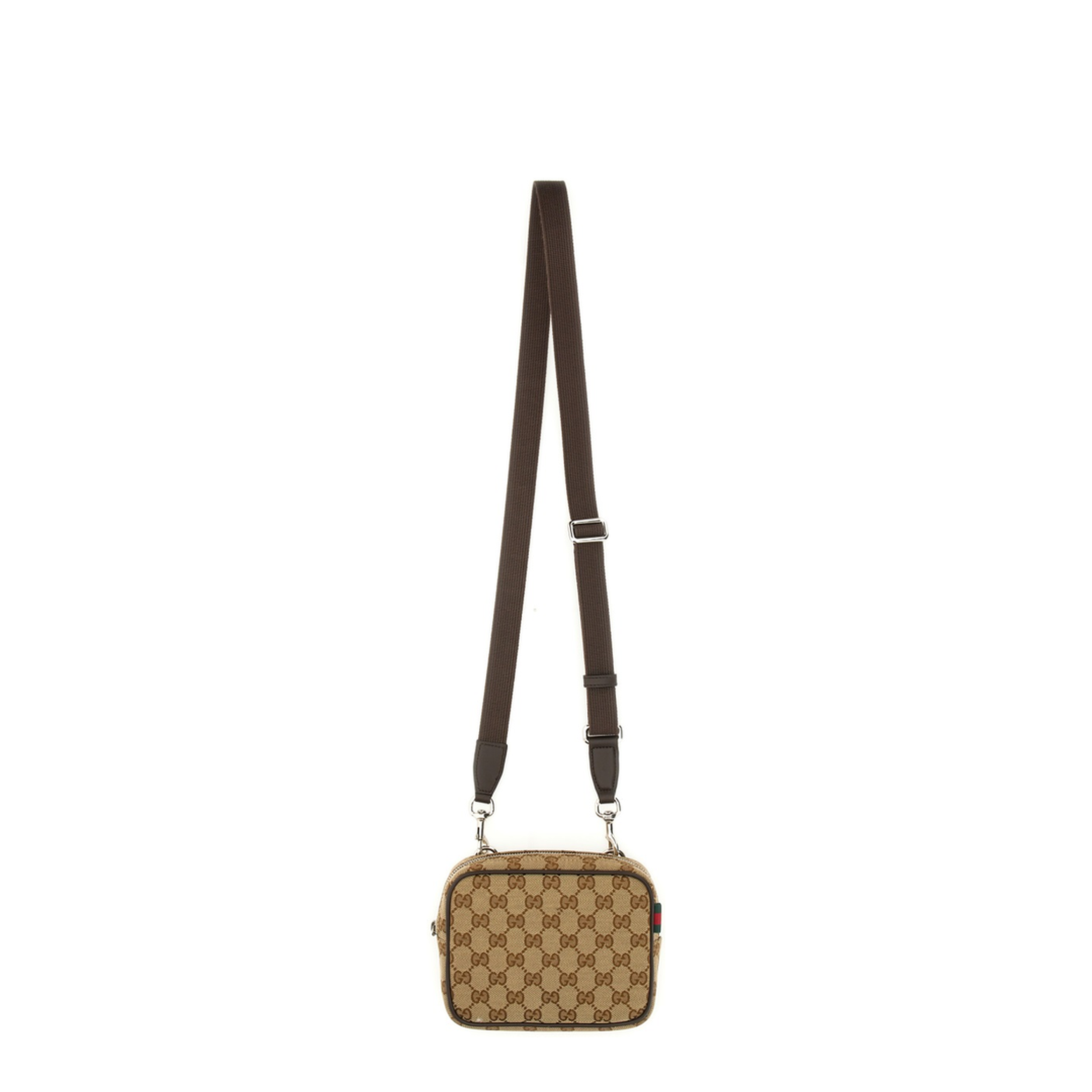 GG Canvas Mini Canvas Shoulder Bags - Beige - Image 3