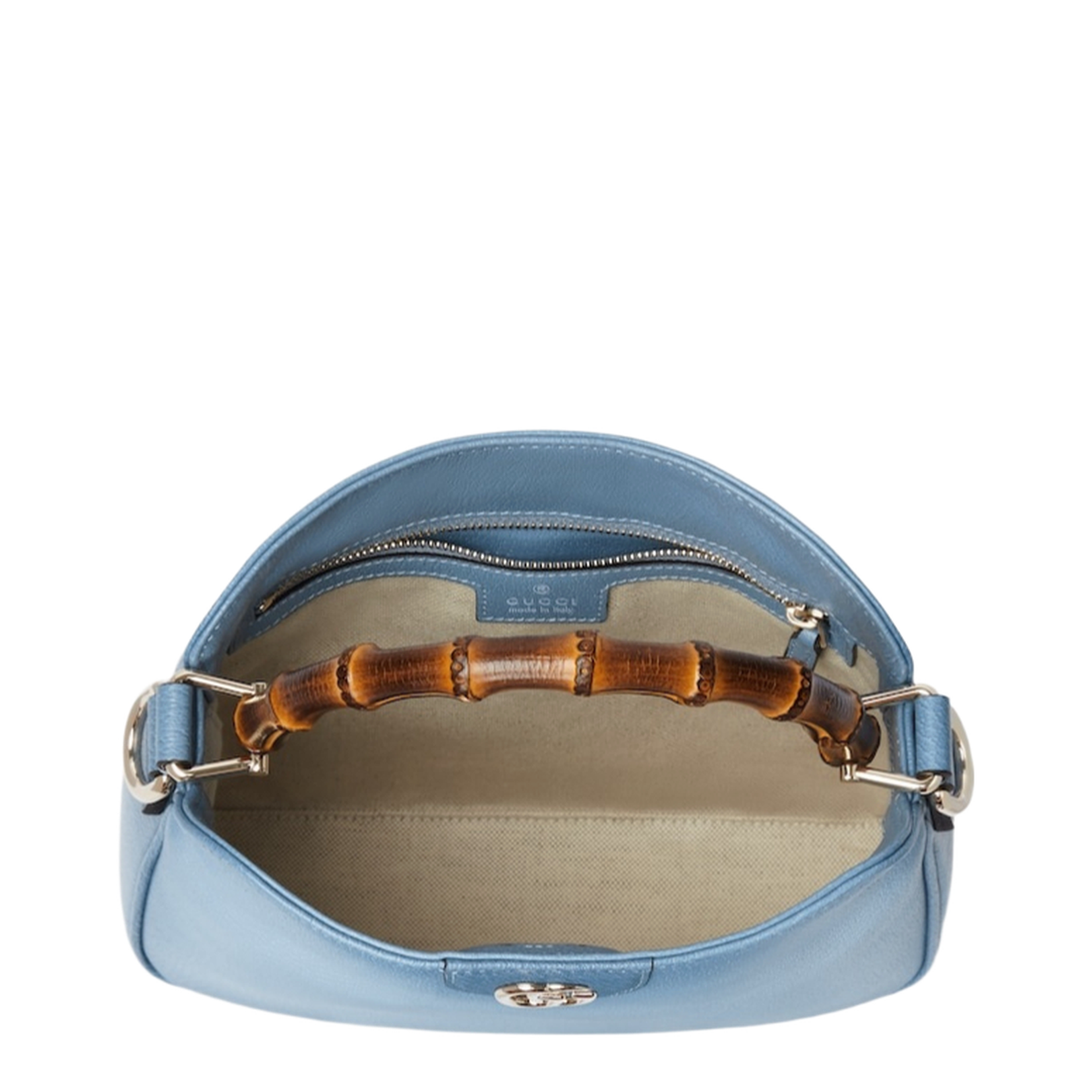 Diana Small Shoulder Bag in Gradient Blue Leather - Image 3