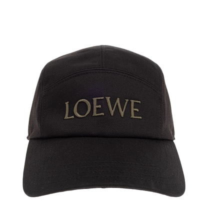 Camp Cap in Cotton Black - Image 1