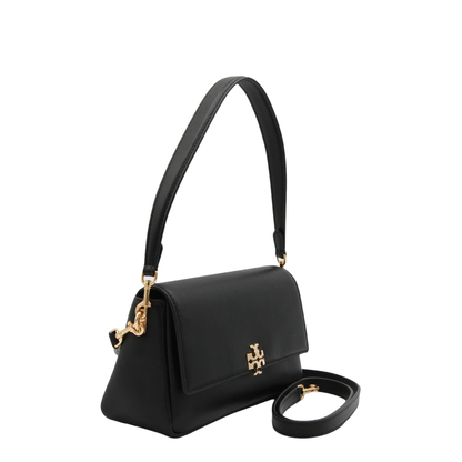 Charlie Small Calf Leather Shoulder Bag - Black - Image 6