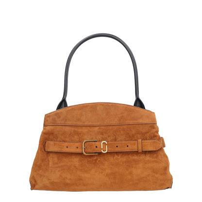 Dakota Large Suede Satchel - Copper - Image 1