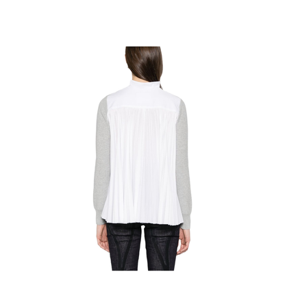White V-Necked Cardigan - Image 3
