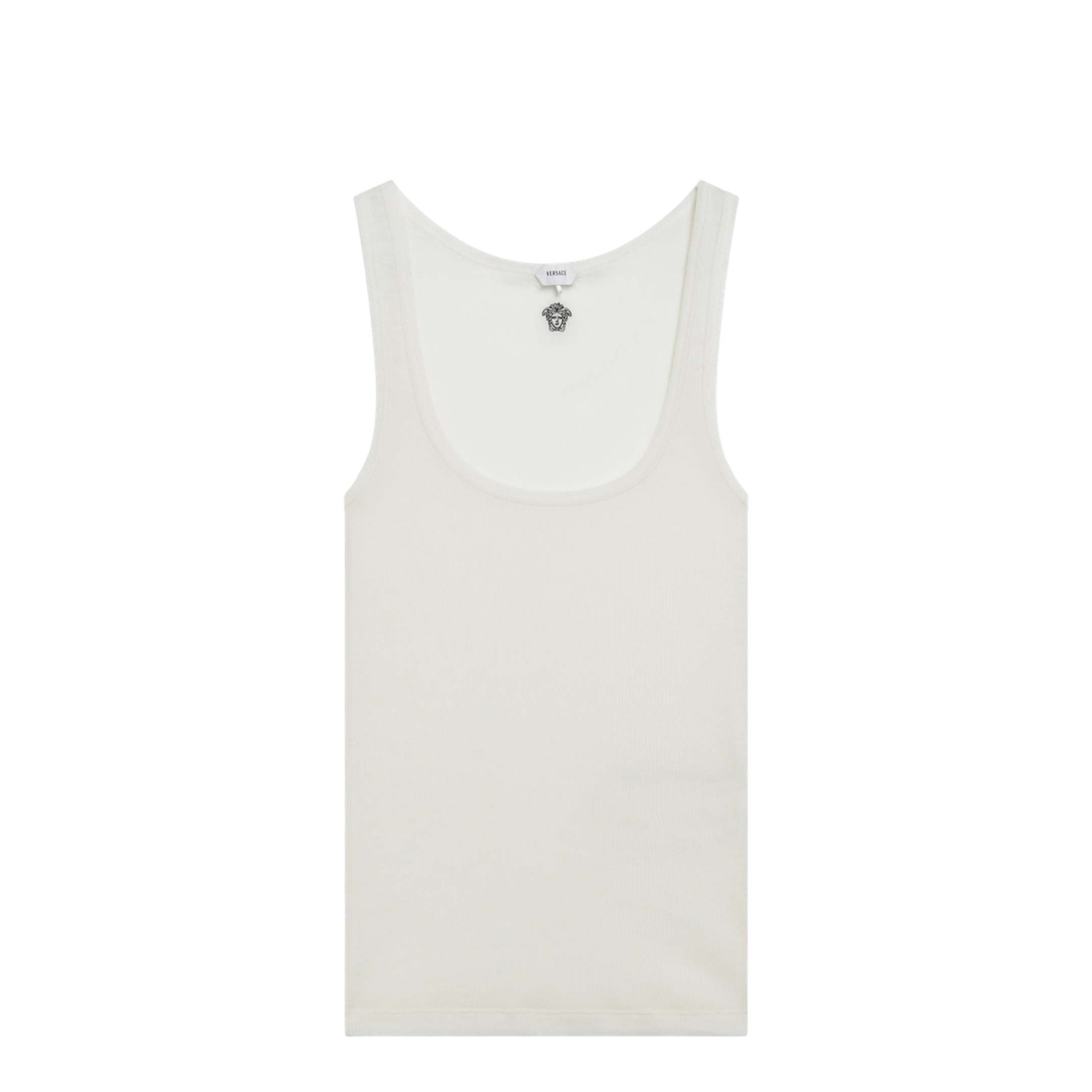 'La Medusa' Embroidery Top White - Image 1
