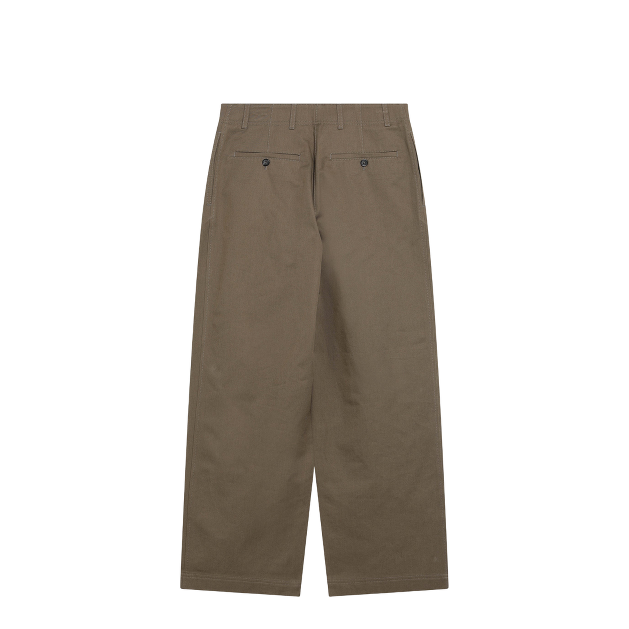 Hazelnut Cotton Trousers - Image 2