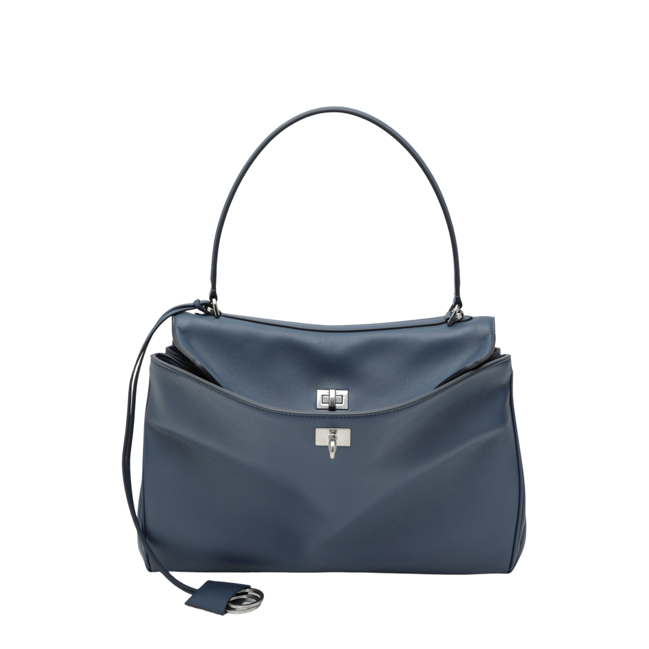 Rodeo Medium Calfskin Handbag - Blue - Image 1