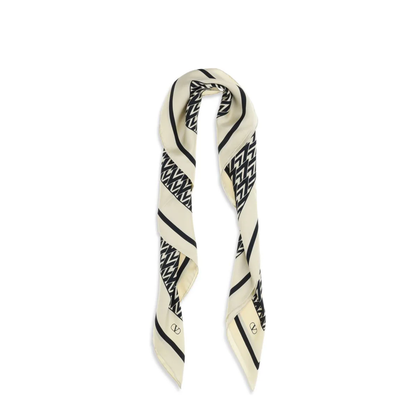 Printed Silk Scarf - Image 3
