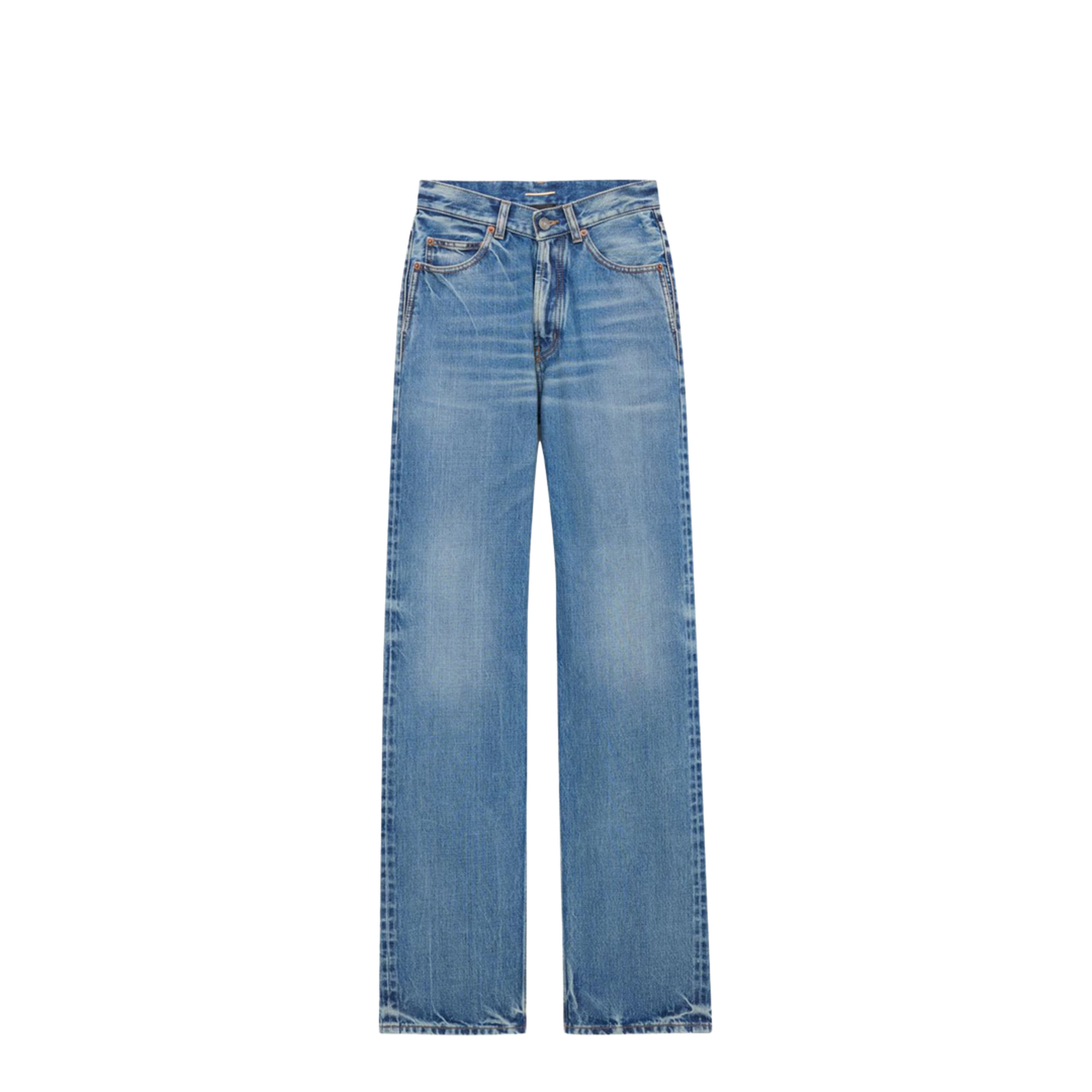 V Waist Baggy Jeans - Image 1