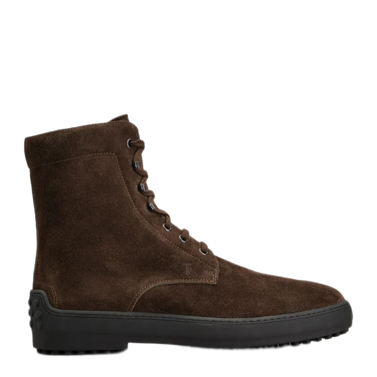 Suede Gommino Combat Boots - Image 1