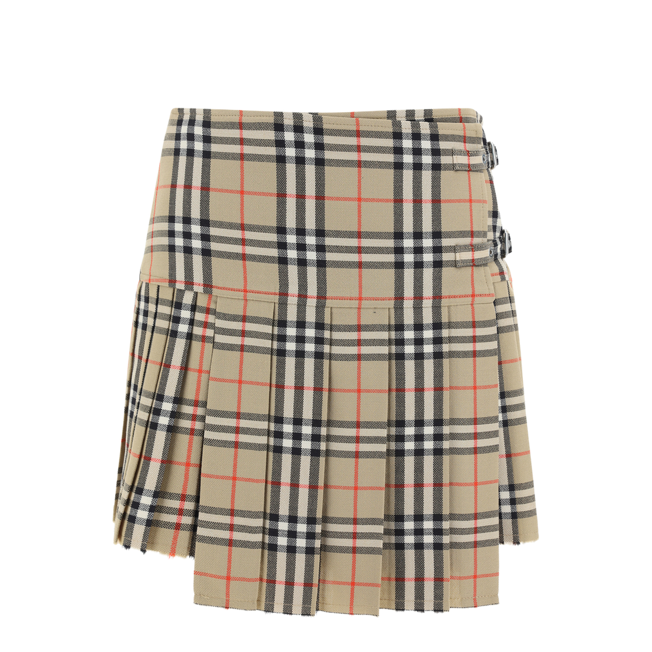 Vintage Check Patterned Skirt - Image 1