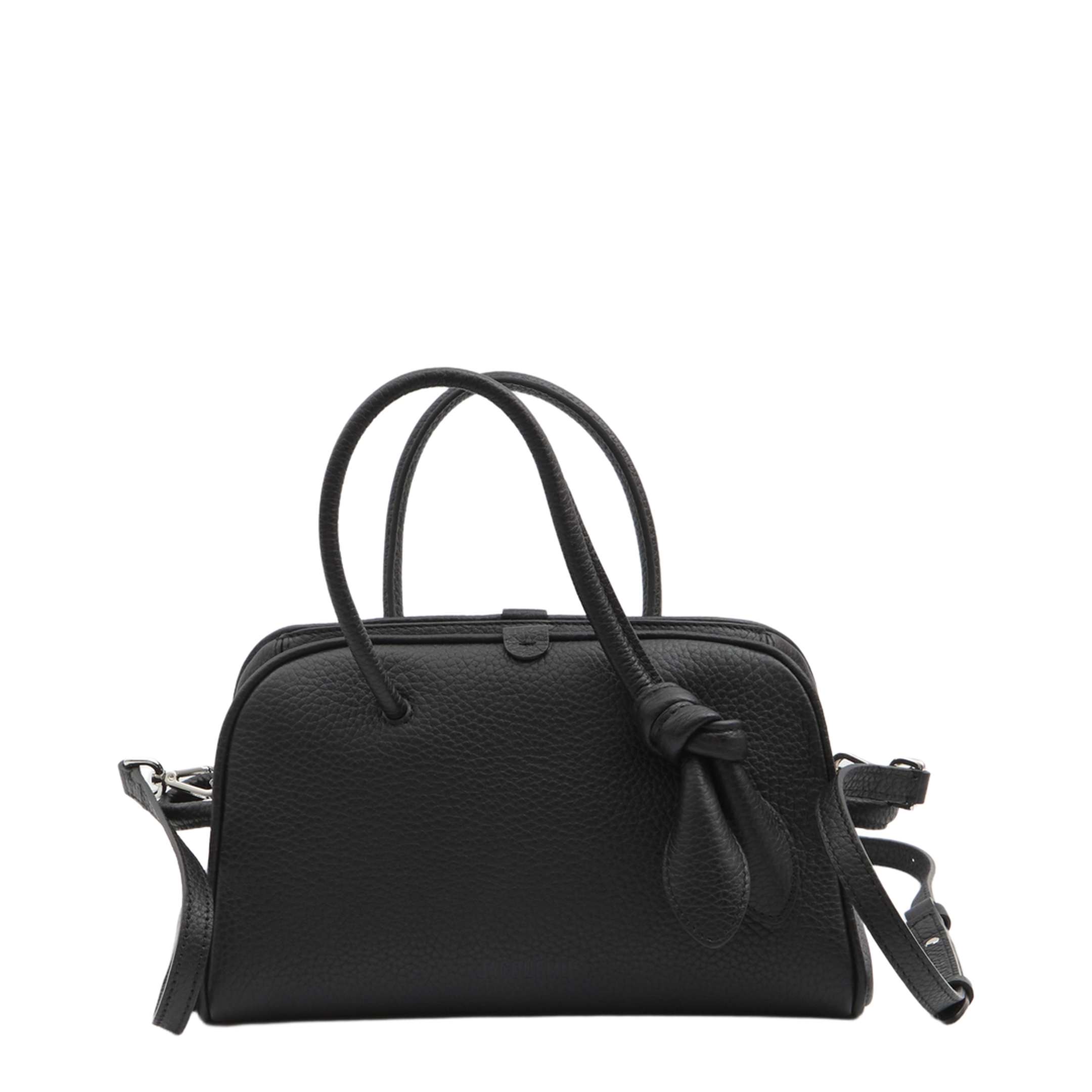 Le Petit Turismo Grained Calfskin Bowling Bag - Black - Image 1