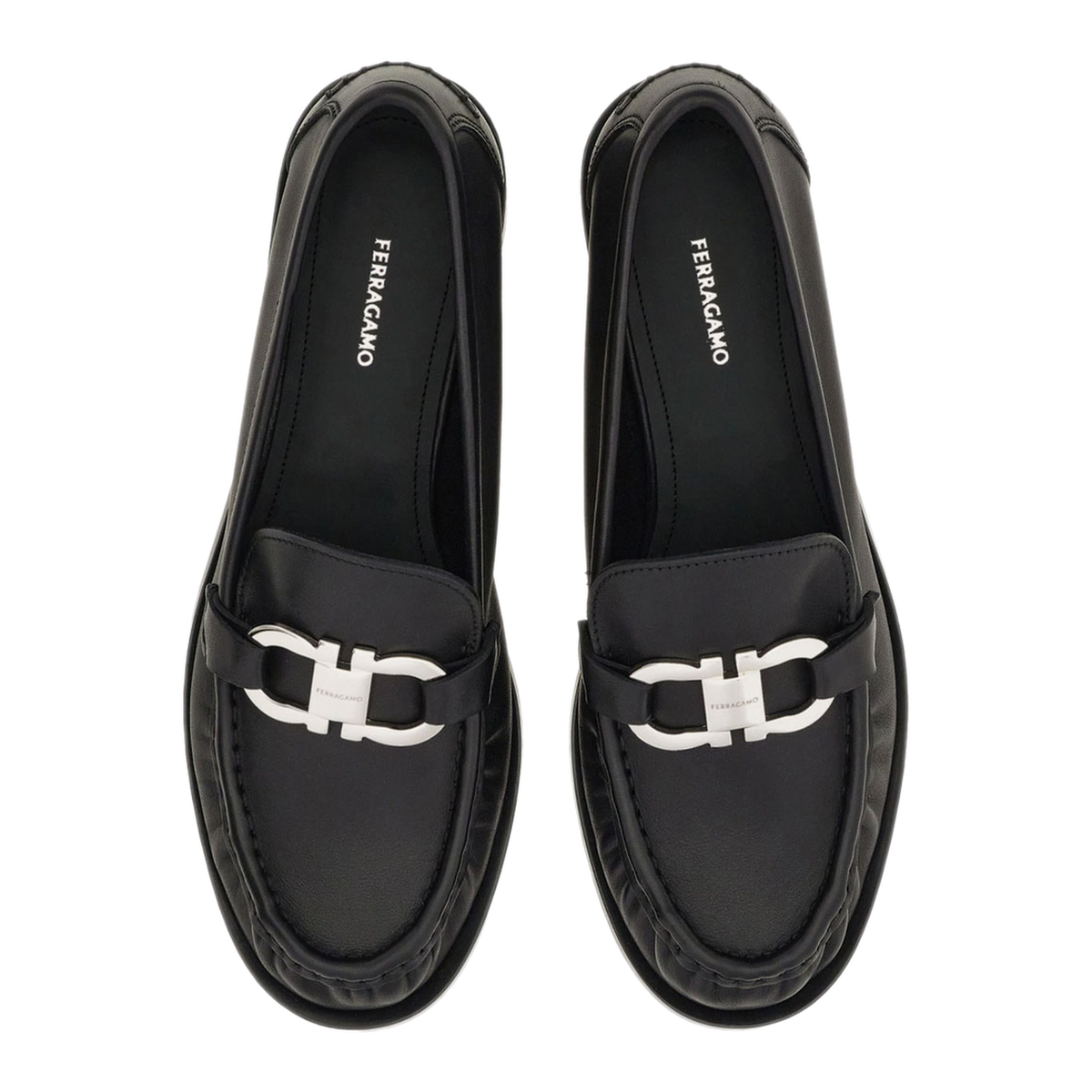 Gancini Ornament Loafers - Image 4