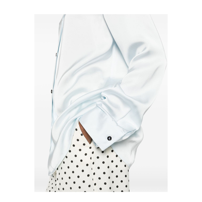 Women's Long Sleeve Shirt White - Image 5