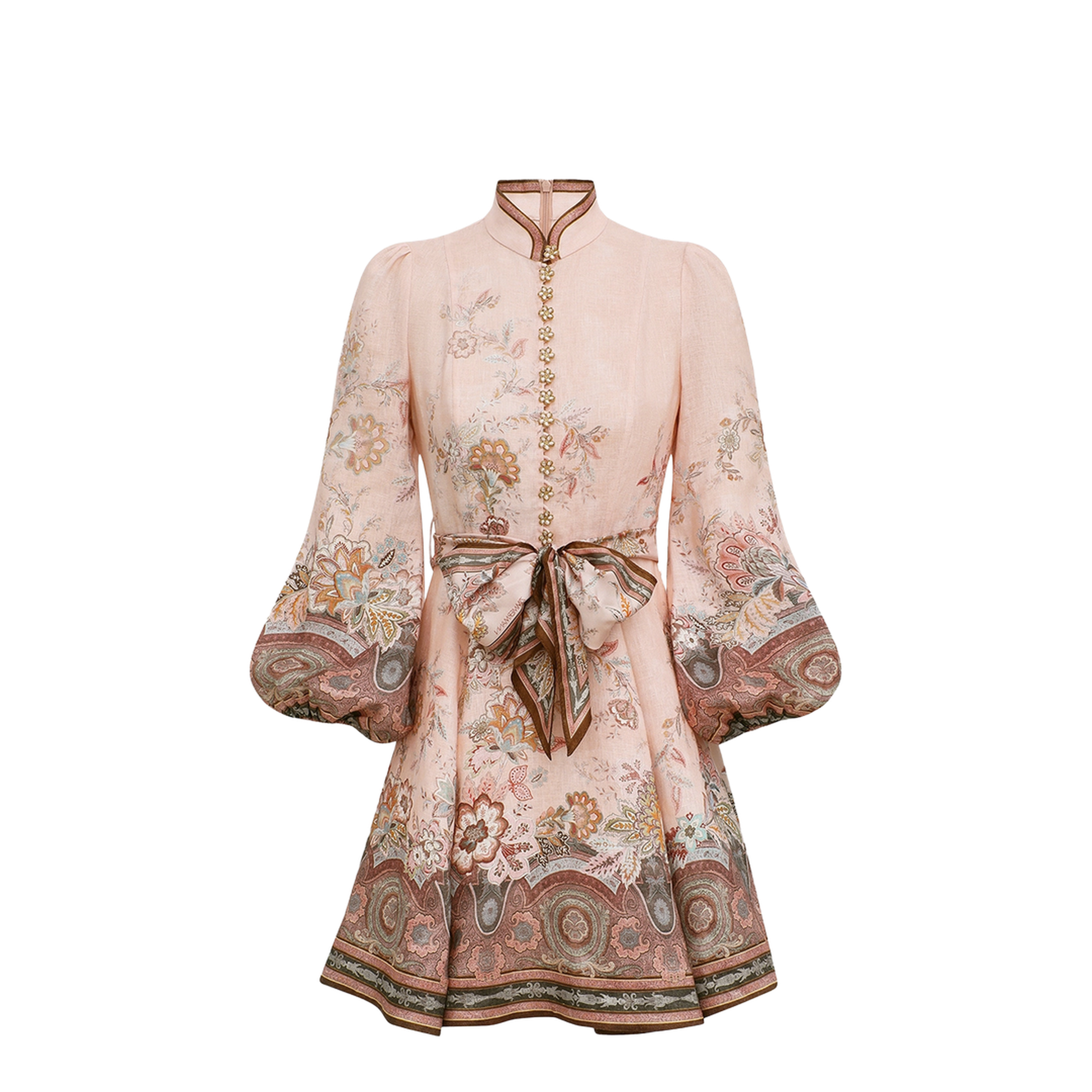 Alchemy Button Mini Dress - Image 1