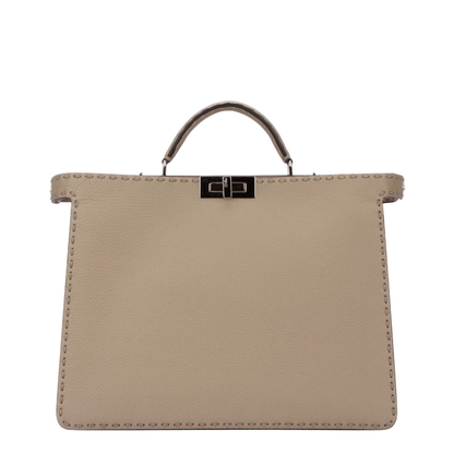 Peekaboo ISeeU Medium
Grey Leather Bag - Image 3