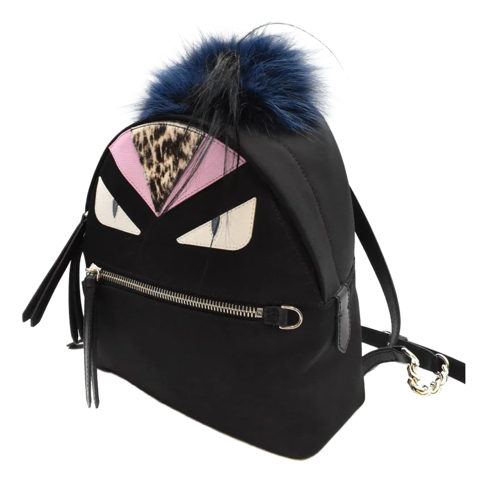 Monster Backpack
Black Nylon Leather Bag - Image 3