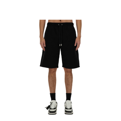 Sporty Bermuda Shorts with Embroidered Arrow - Image 1