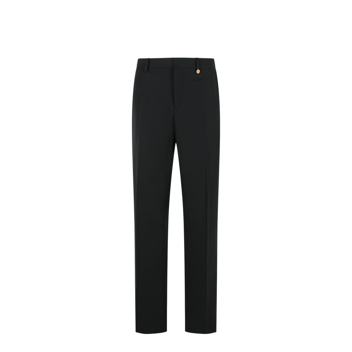Wool Pleated Trousers - Image 1
