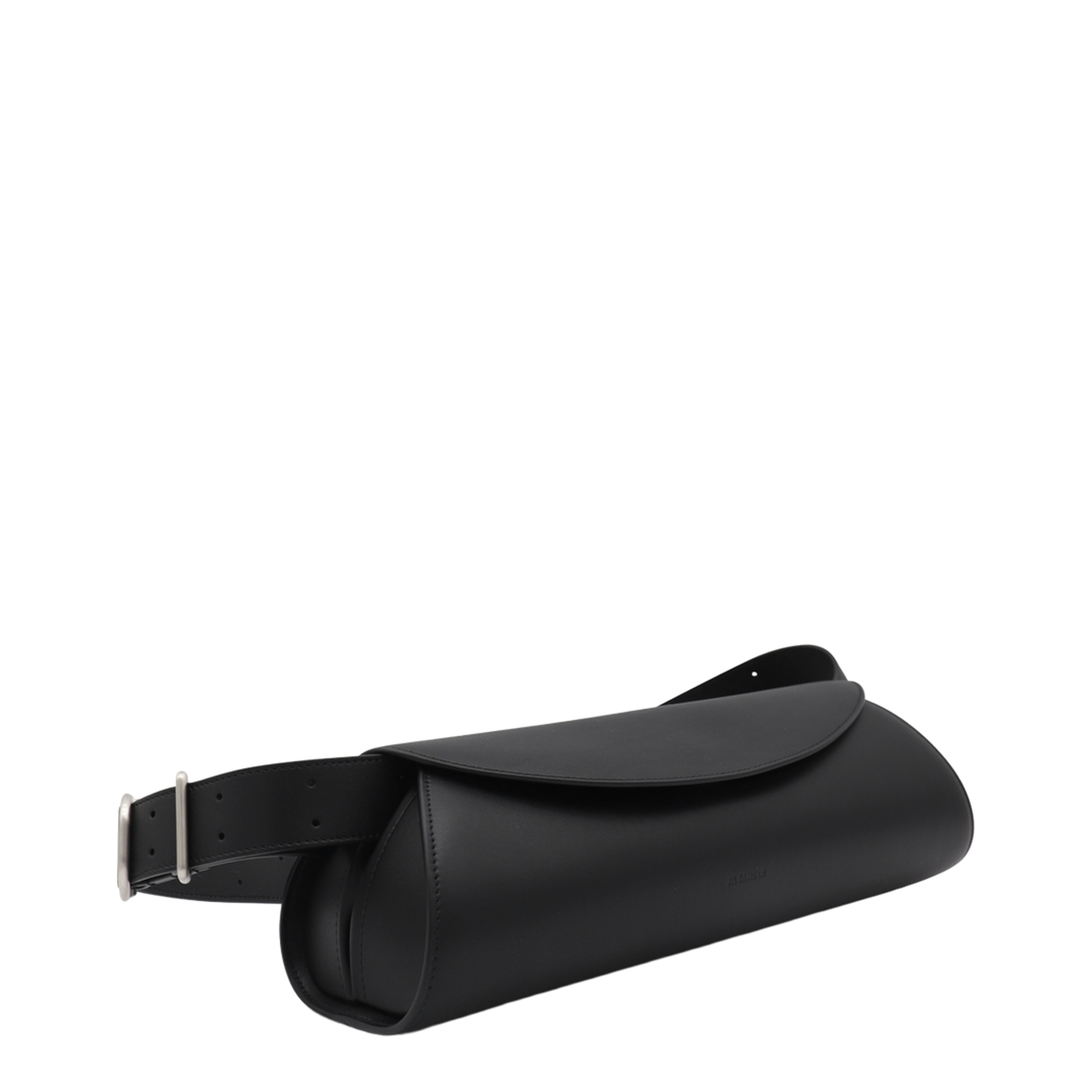 Cannolo Grande Calf Leather Shoulder Bag - Black - Image 2