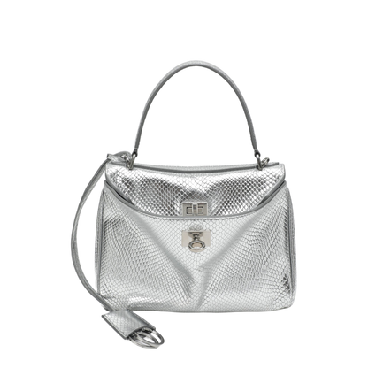 Rodeo Mini Calfskin Handbag - Silver - Image 1