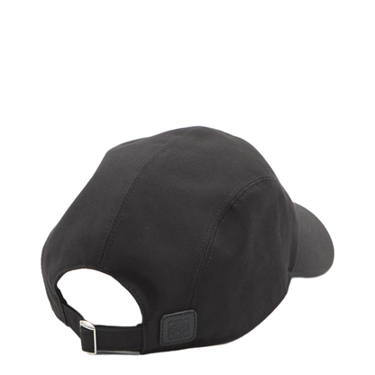 Camp Cap in Cotton Black - Image 2